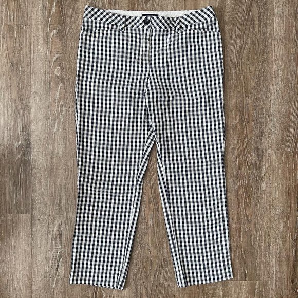 Lands' End Pants - Lands' End Women’s Checkered Gingham Ankle Pants 6